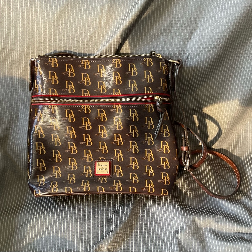 Dooney & Bourke Brown Crossbody Bag